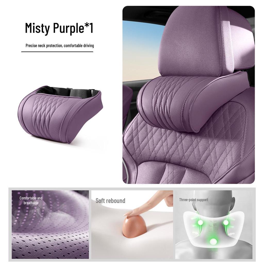 Universal Car Headrest & Neck Support Pillow - All-Season Comfort for Drivers