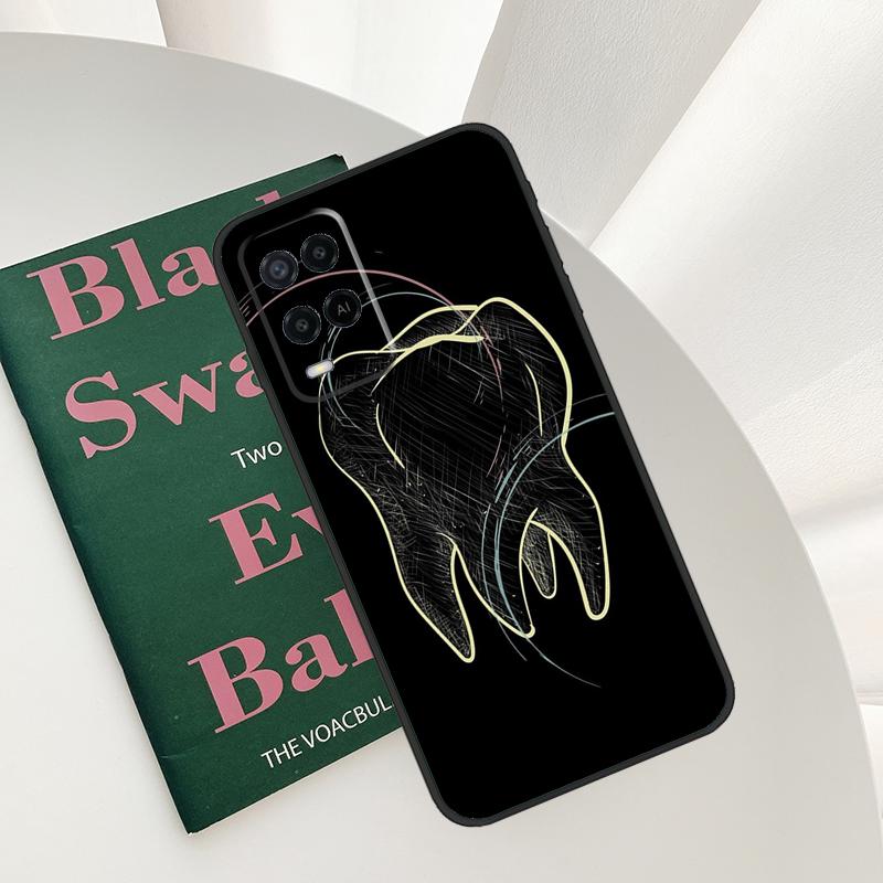 

Чехол с рисунком зубов для Oppo A52 A72 A76 A96 A54 A74 A94 A54S A57S A58 A78 A98 A57 A77 A15 A16 A17 OPPO A17