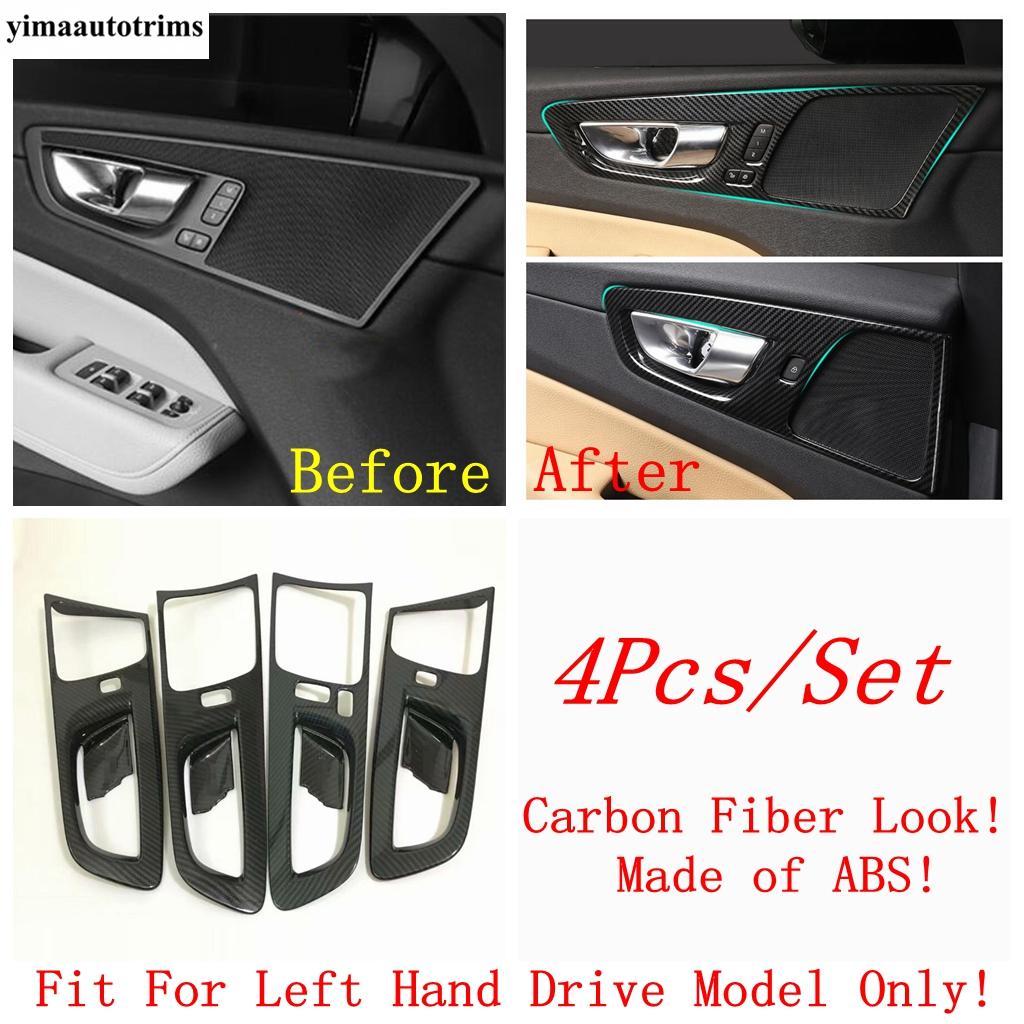 Handle Bowl / Head Light Lamp / Window Lift Panel / Side AC Air Vent Cover Trim For VOLVO XC60 2018 - 2024 Interior Accessories