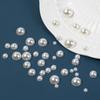 High-Gloss Flat-Back Half-Pearls for DIY Crafts: Ideal for Graduation Caps, Phone Cases, Shoes, Clothing Accessories, and More.