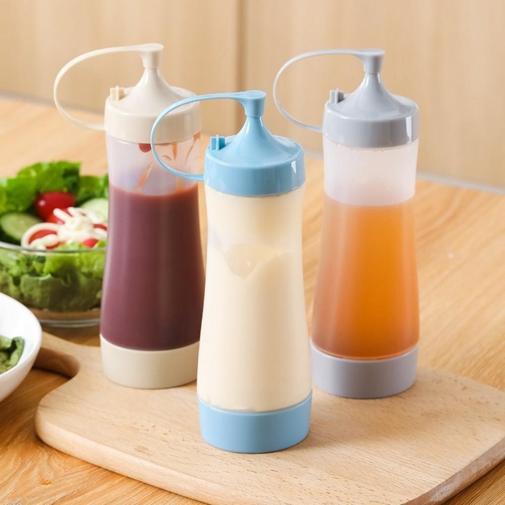 350ml Squeeze Sauce Bottle Large Capacity Tomato Catchup Dispenser  Picnic Cooker