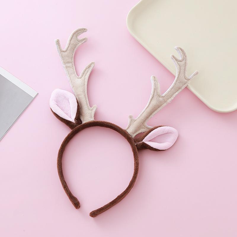 Elegant Reindeer Antler Headband: Christmas & Halloween Cosplay Accessory for Women