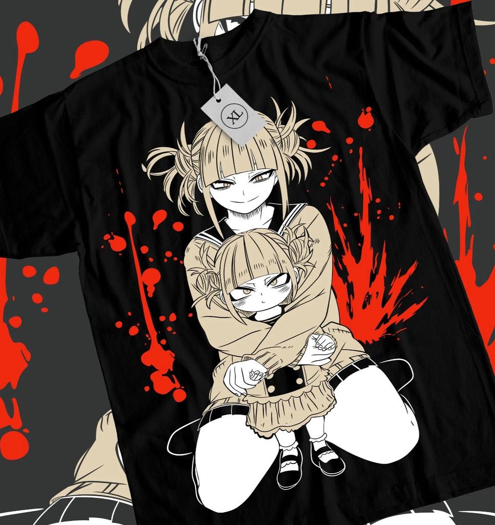 Himiko Toga TShirt Izuku Midoriya My Hero Academia Girl Kawaii Shirt All Size