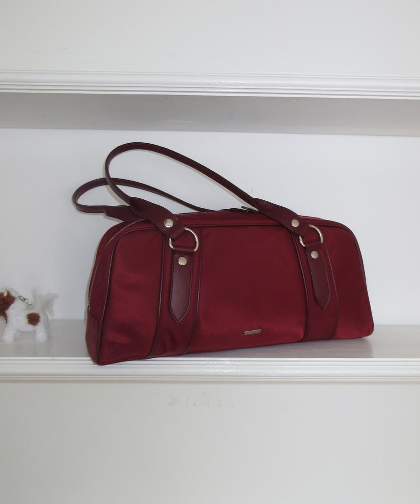Lotsyou Vivi Boston Bag Wine
