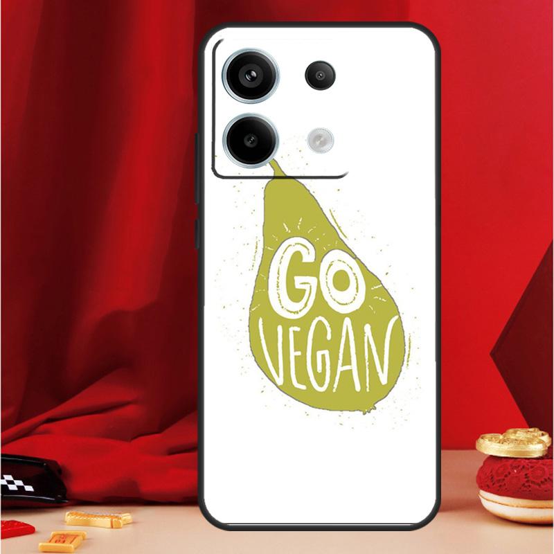 LOVE VEGGIE Vegetarian Quotes VEGAN Funda For Xiaomi Redmi 13C 12 9C 10C 12C Redmi Note 13 9 10 11 12 Pro 9S 10S 11S 12S Case