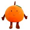 40cm Squishy Humanoid Fruit Plush Pillow Stuffed Yellow Grapefruit Orange Cute Cushion Back Support Plushie Decor Birthday Gift