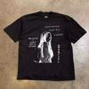 T-shirt a maniche corte in puro cotone a doppio filo vestibilità larga unisex stile retrò americano traspirante estiva casual con scollo rotondo