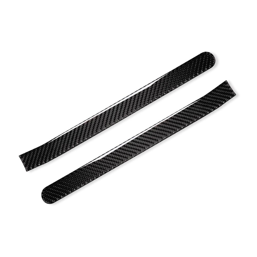 For Kia Stinger 2018- 2PCS Carbon Fiber Rear Tail Light Cover Trim Accessories Styling Mouldings Carbon Fiber