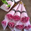 Yousheng 10 Pezzi Festa della Mamma Fiori di Sapone Bouquet di Garofani Singoli Fiori Artificiali Realistici Regalo per Persone Care Compleanno della Mamma