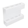 Wall Mount Straw Holder with Adhesive Bottom Drainage Acrylic Cabinet Door Reusable Straw Storage   for Kitchen Tabletop