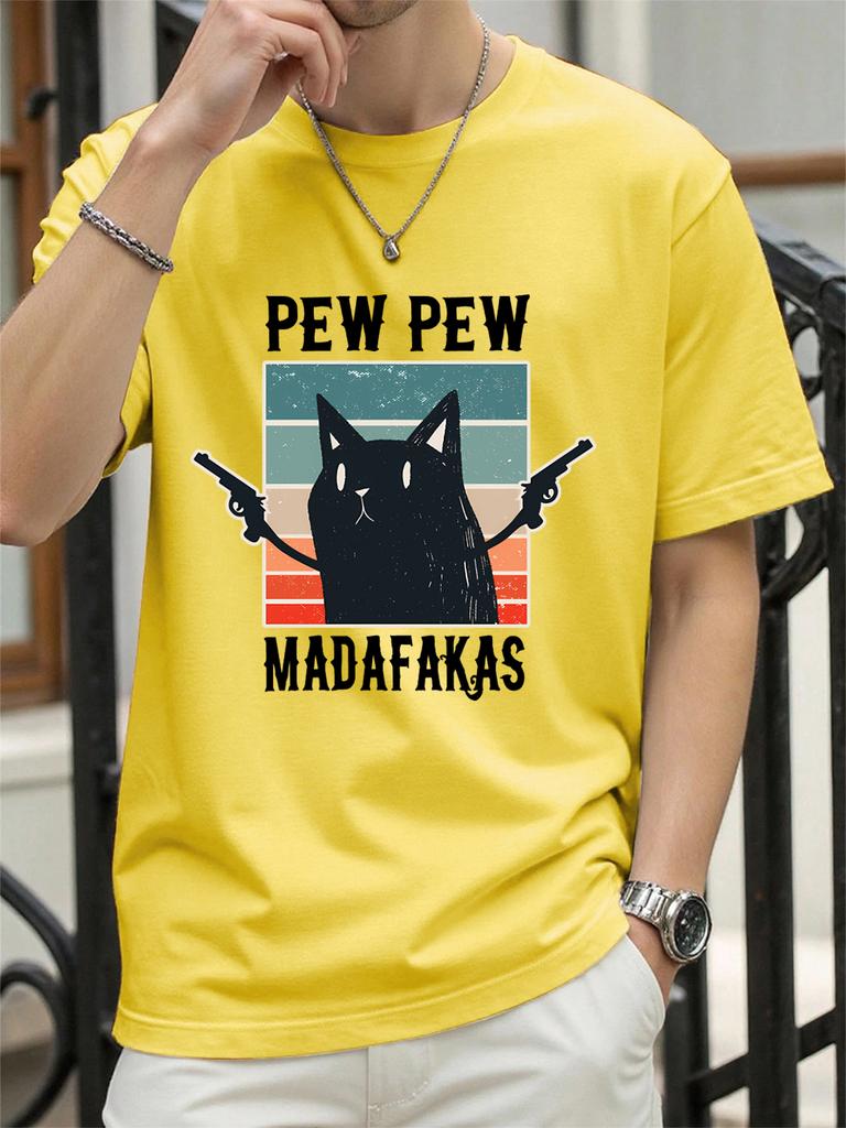 Pew Pew Madafaks Cute Funny Printing TShirt Women Cotton Summer Short Sleeve Comfortable Soft ONeck Tops Street Womans Clothes