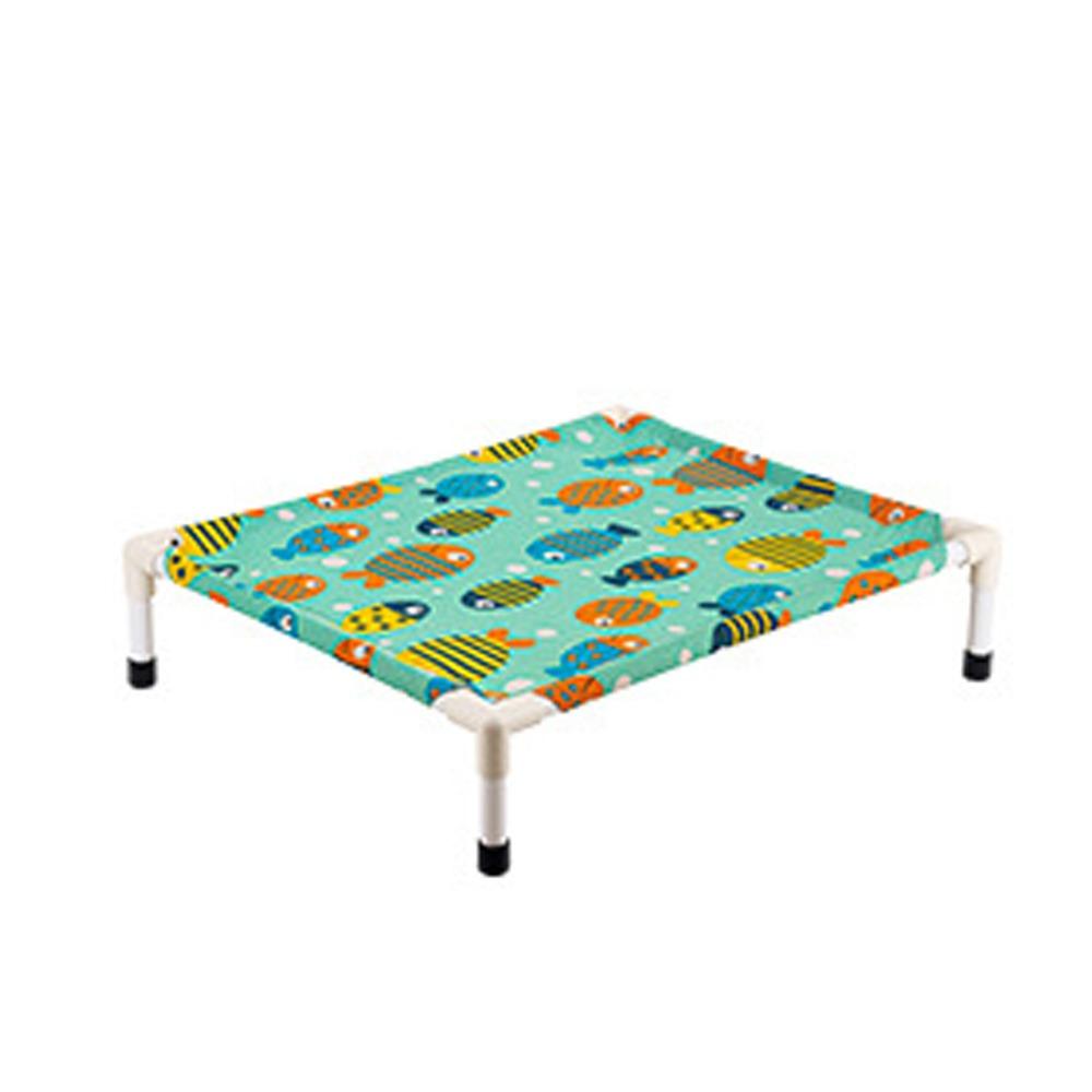 Breathable Pet Cool Nest Removable Pet Camp Bed Universal Elevated Cat Bed Four Seasons Home M-Style B