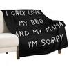 I Only Love My Bed And My Mama Im Sorry Drake Lyrics Gods Plan Throw Blanket Luxurious Soft Fuzzy Blanket for Sofa Bed