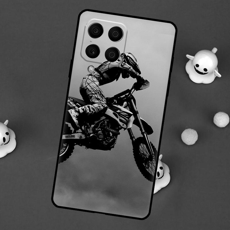 Moto Cross Motorcycle Sports Cover For Samsung Galaxy M11 M51 M31 M33 M13 M23 M53 M15 M55 M14 M34 M54 M20 M32 M52 Case
