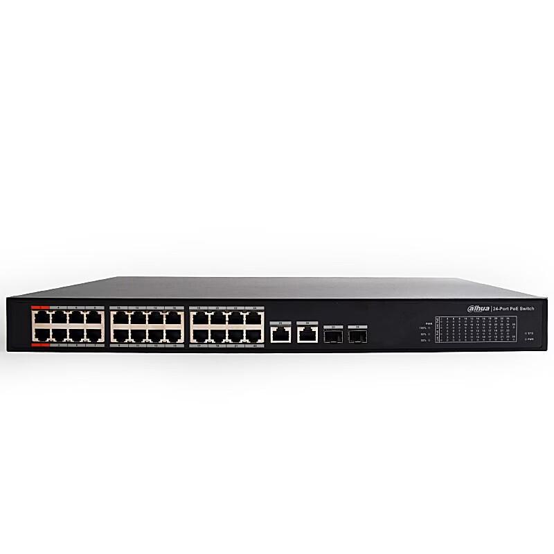Dahua 24-Port Gigabit PoE Managed Switch CN Plug (adapter Included)