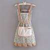 Floral Design Canvas Apron - 1pc, 2pcs with Adjustable Straps, Breathable Fabric, Perfect for Chefs And Waiters