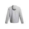 Under Armour UA Sportstyle Logo Print Breathable Hooded Long Sleeve Windbreaker Men Outerwear Gray 1361621-012