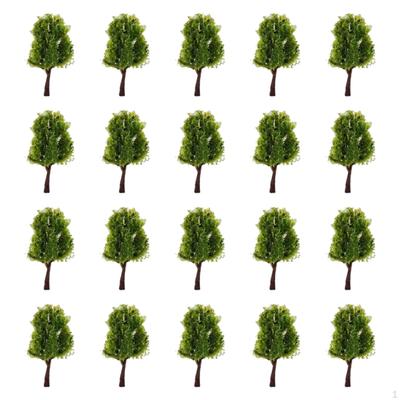 20 Pieces Model Trees Architecture Pretend Play Toy Mini Diorama HO Scale for Sand