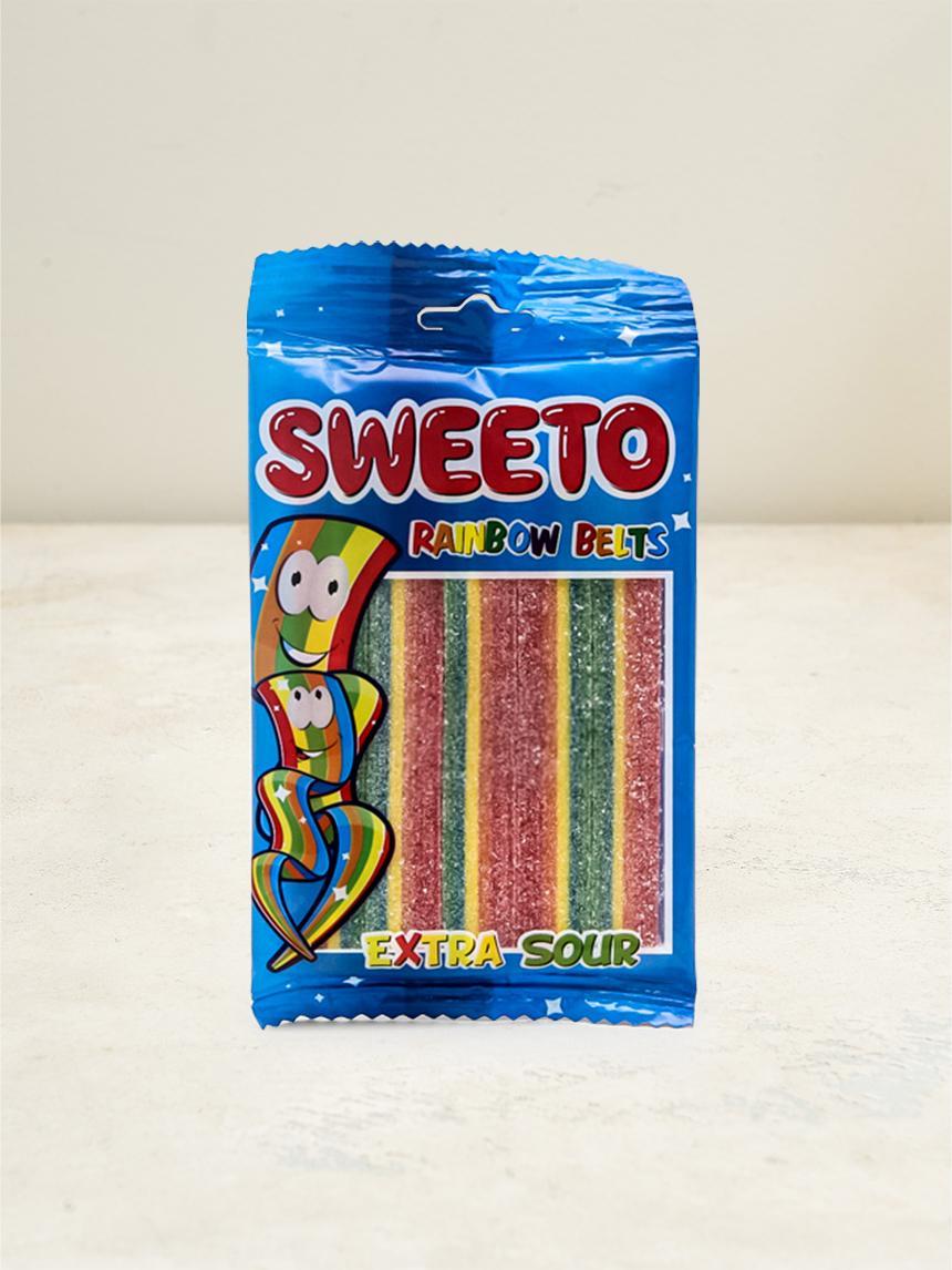 Rainbow Belt Gummy Candy 80g 1ea