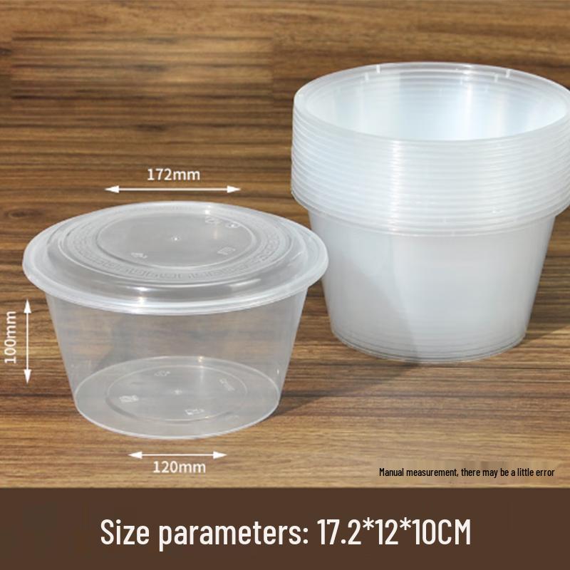 Microwaveable Disposable Round Food Containers
