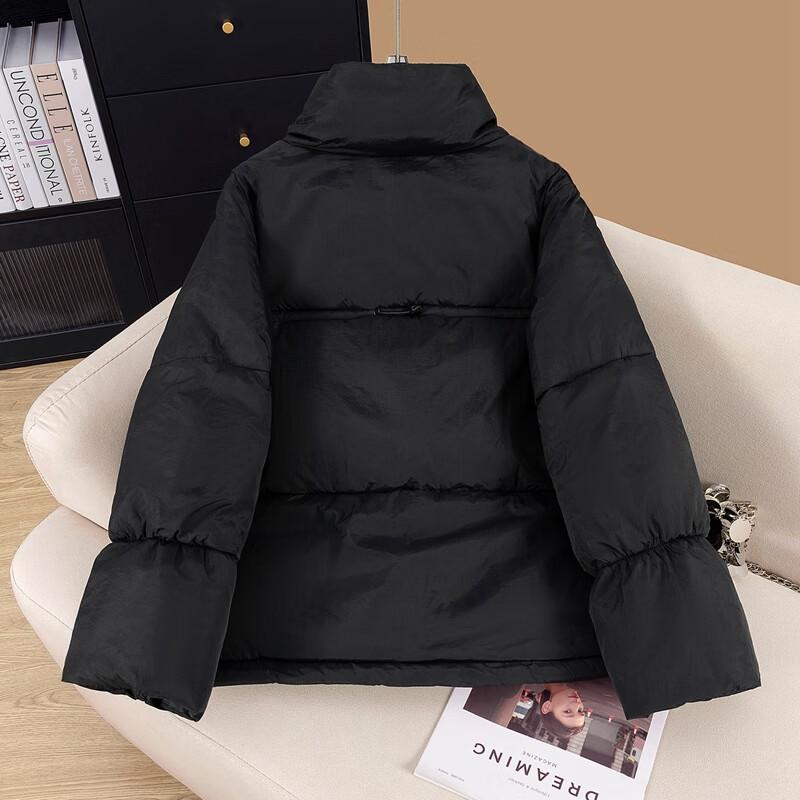 Sibai She Women's Pure Color Loose Cotton Padded Jacket