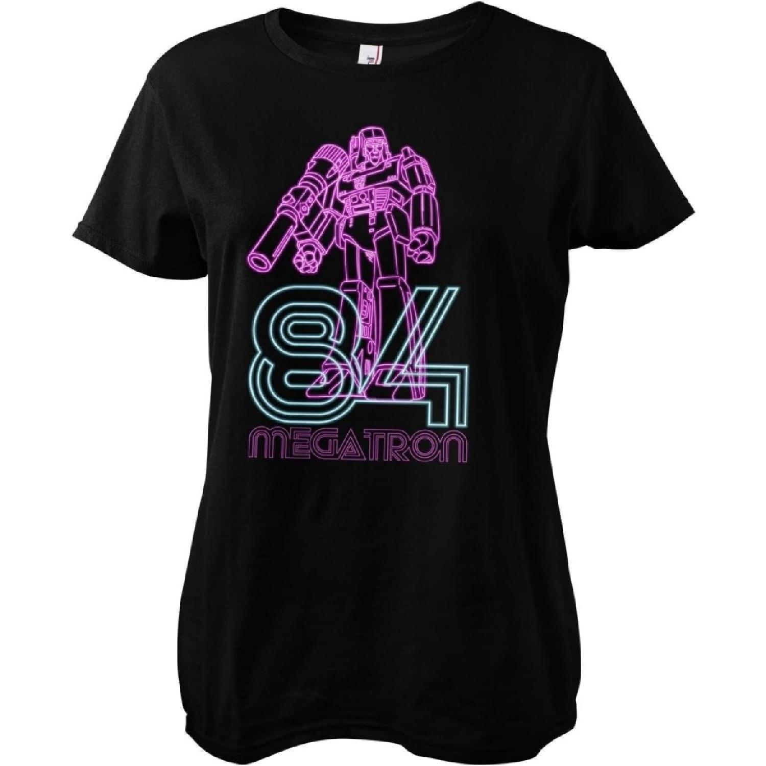 Официально лицензированная женская футболка Transformers Мегатрон 84 Неоновая S