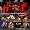 Strong Fighting Anime BBaki The Grappler Mouse Pad Large Thick Desk Pad Stitched Edges Gaming Mouse Mat For Pc