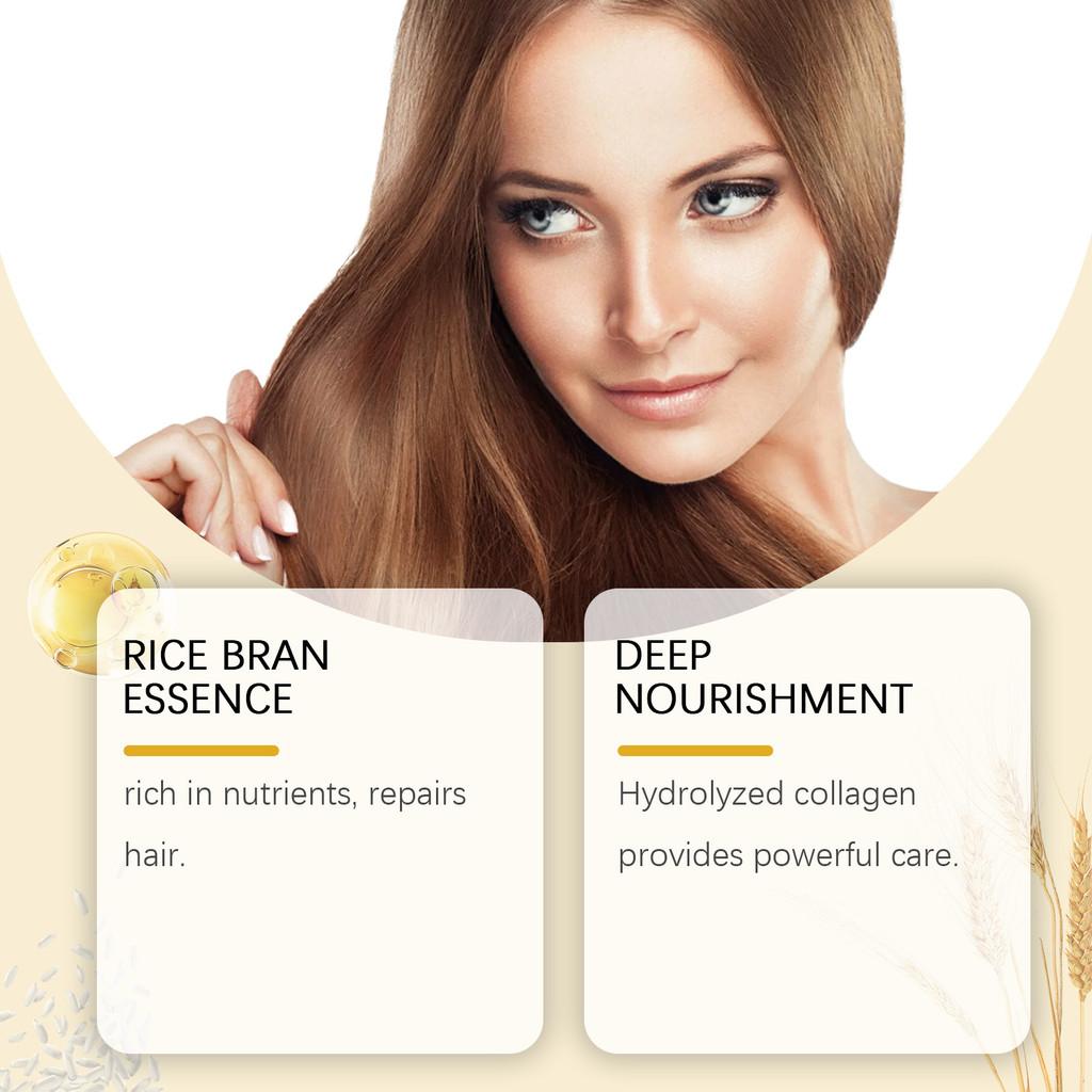 Ouhoe Nourishing Rice Water Hair Oil For Moisturized Ends And Shiny Luxurious Hair