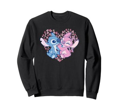 Disney Lilo & Stitch Valentine's Stitch & Angel Lovely Duo Sweatshirt