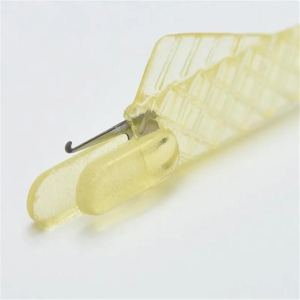 10PCS Fish Type Mini Needle Threader Plastic Automatic Thread Changer Needle Threading