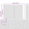 Chain Link Fence with Posts 10 x 1.4 m (W x H) Hot Dip Galvanized Steel