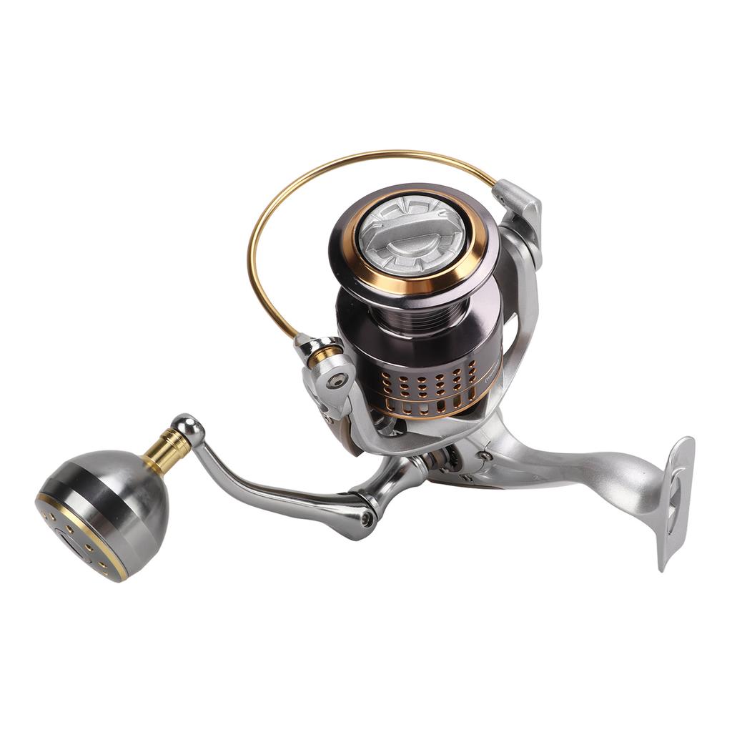 5.1:1 10+1 Kugellager Stationärrolle Wickelschutz Vollmetall Spinnrolle zum Angeln