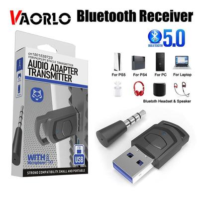 Wireless Headphone Adapter Receiver for Sony PS5/PS4 Game Console PC Gaming Accessories Headset Bluetooth Audio Transmitter