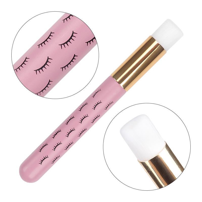 

High-Quality Wooden Handle Nose and Eyelash Brush, Soft Mousse Brush, Deep Pore Cleaning Facial Cleansing Brush.