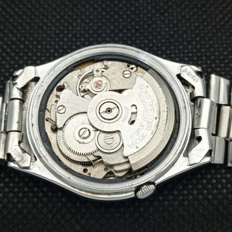 USED VINTAGE SEIKO AUTOMATIC 7009A JAPAN MENS D/D SILVER WATCH 621e-a415945-2 SKU621e-a415945