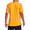 Under Armour Rush Series Crew Neck Logo Print Short Sleeve T-Shirt Men Tops Yellow 1366138-782