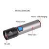 Zoomable  LED Rechargeable Torch Flashlight Work Light Headlamp Camp