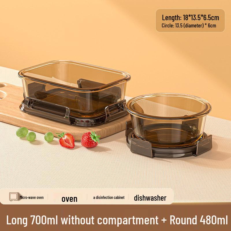 

Microwaveable Wheat Straw Lunch Box Set