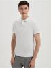 120-count Double-sided Mercerized Cotton Short-sleeve Wrinkle-free Long-staple Cotton T-shirt Heat-pressed Seamless Collar for Men Minimalist Tops