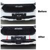 For Haval F7 F7X 2018- Front Grille Hood Lip Molding Rear Tail Trunk Door Trim Exterior Mouldings Stainless Steel