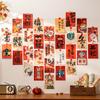 15pcs/set Chinese Style Blessing Words Wall Stickers Blessing Greeting Cards  Spring Festival