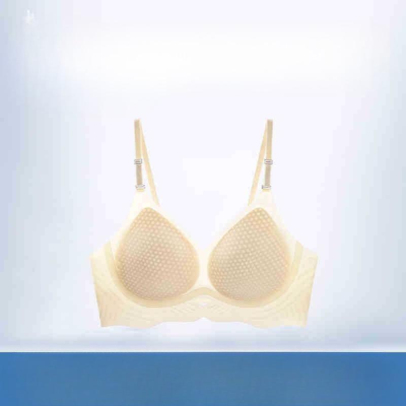 

Женское летнее тонкое нижнее белье нового стиля с большой открытой спиной, для маленькой груди, с эффектом пуш-ап, предотвращающее провисание, бесшовное, U-образной формы S