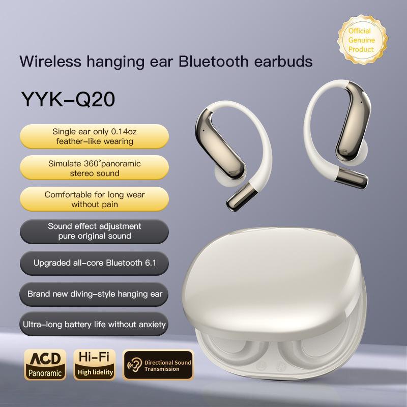 Drip Ear AI Smart Translation Bluetooth Earphones: Seamless Translation and Ultra-Long Battery Life for Sport Enthusiasts.