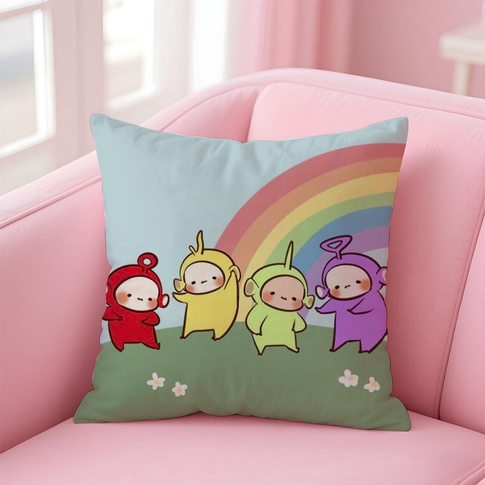 

Cute T-TeletubbiesS Cushion Cover Comfortable Reversible Pillow Cover Ideal for Car Sofa Bedroom & Beyond 12x12Inch