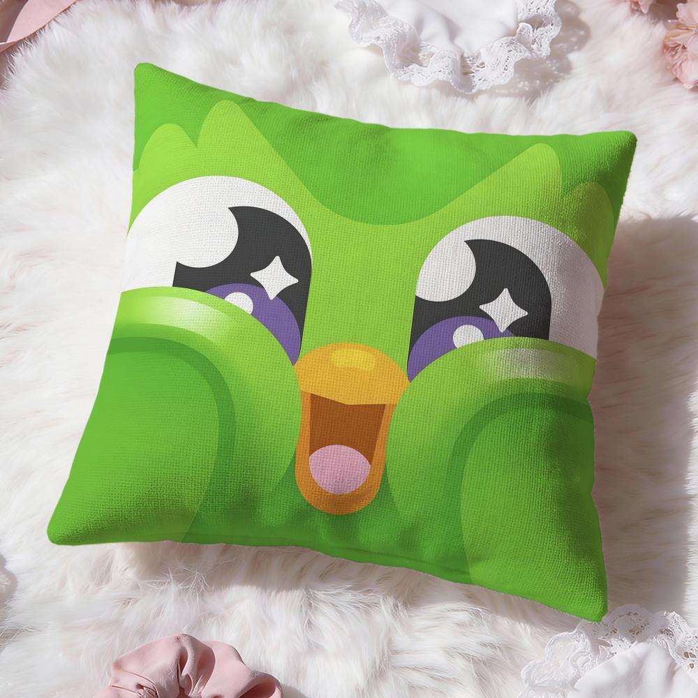 Brand D-DuolingoS Cushion Cover Premium Comfort Reversible Pillow Cove -Two In One Design for Any Room & Car Interior