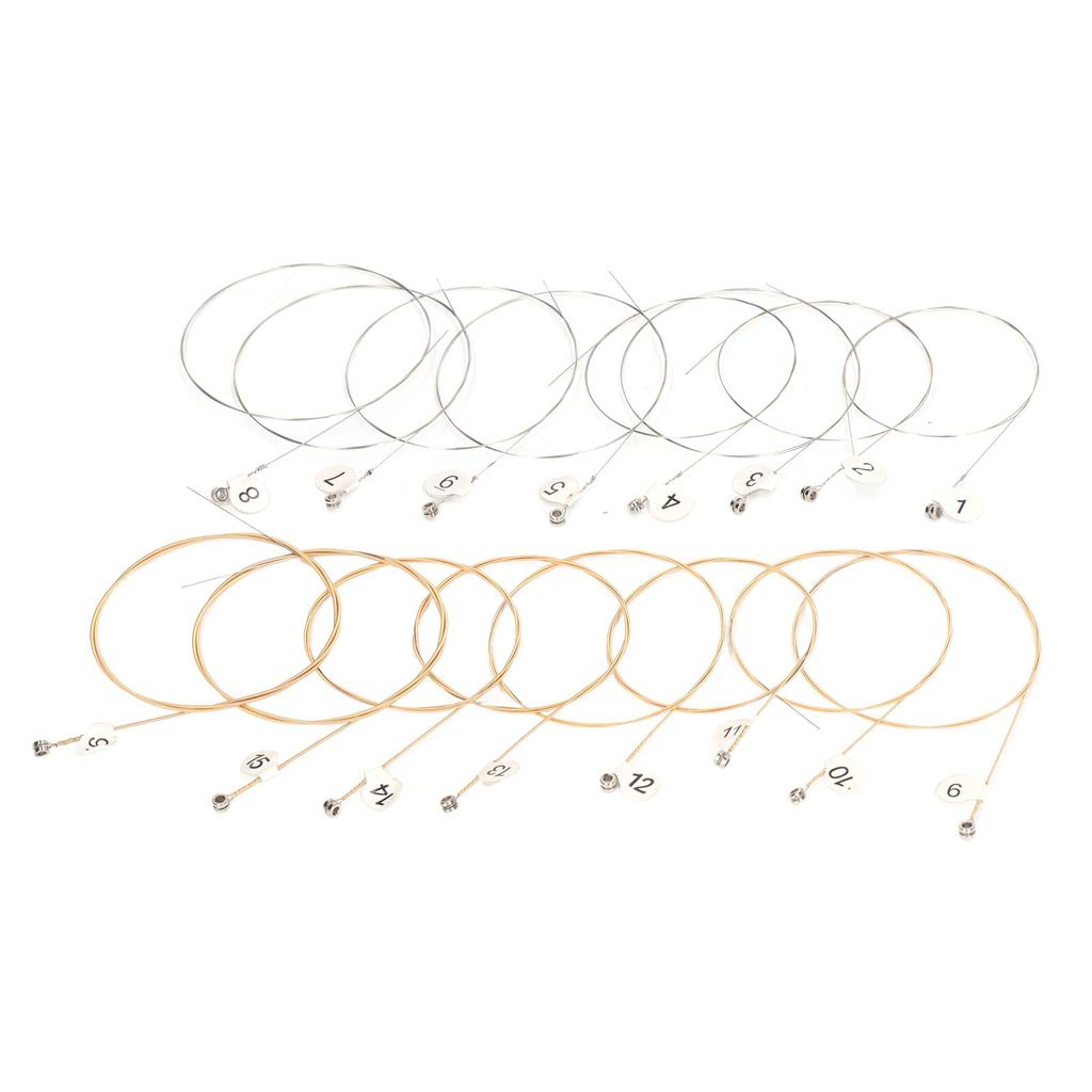 Lyre Strings Rivet Set Comfortable Resonance Effect Light Weight Beautiful Sound Small Lyre Strings