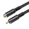 AV Extension Cable Stable Lossless Transmission High Fidelity Plug Play RCA Male to