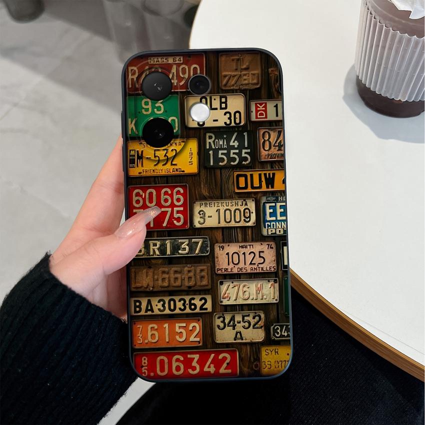 For Vivo V60 V50 V40 Lite V30 V20 SE V70 FE Phone Case Multicolor Hearts Full Protection Soft Smooth Liquid Silicone Housing For Vivo Shockproof Shell