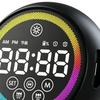 Digital Alarm Clock LED Display Portable Loud Sound Alarm Clock Speaker For Bedside Office Kitchen Bathroom Shelf Home Hotel