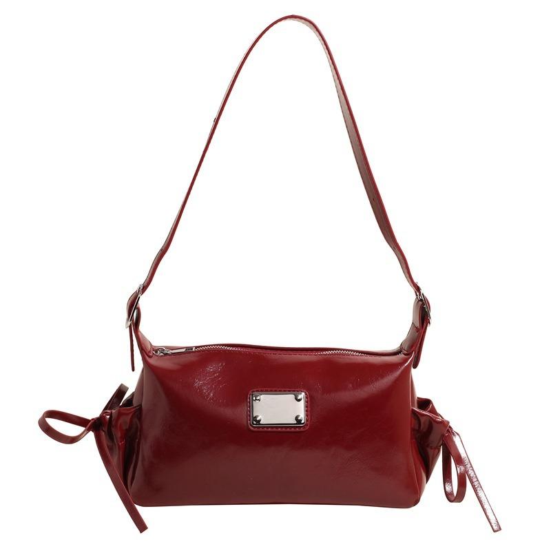 Light Luxury Soft Leather Bag Women's Spring New Casual Commuter Pillow Bag High-end Texture Fashion Shoulder Armpit Bag